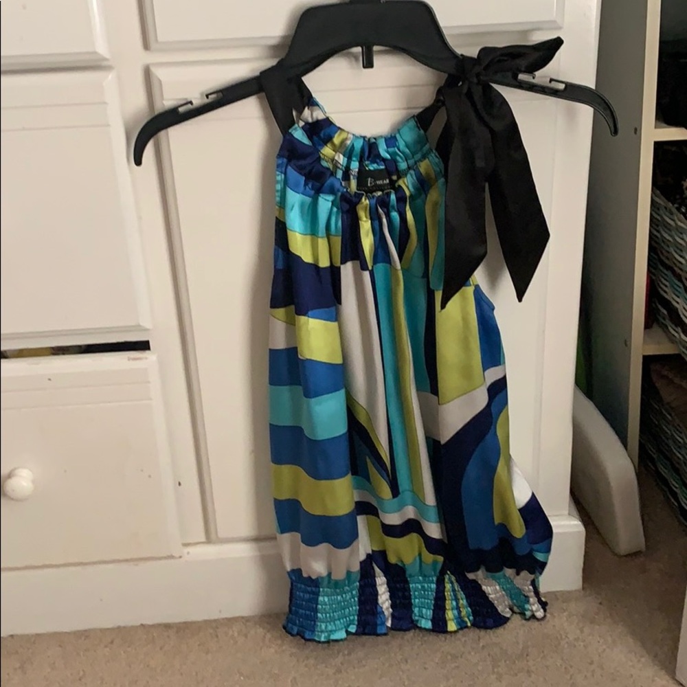 silk halter tank top
